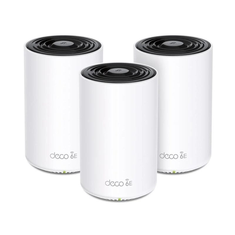 TP-Link Deco XE75 Pro AXE5400 Tri-Band Mesh Wi-Fi 6E System - 3 Pack - راوتر